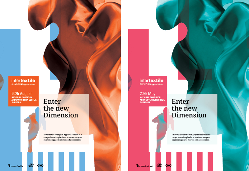 intertextile Shanghai Shenzhen Messe Frankfurt Hongkong Corporate Design Gestaltung Key Visual Art Direction Grafikdesign  National Exhibition Convention Center NECC